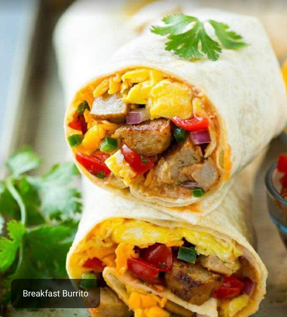 Tomy's Kitchen breakfast burrito